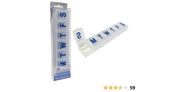 MEDISURE PILL BOX 7 DAYS