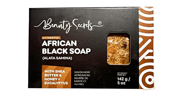 BEAUTY SECRETS BLACK SOAP 142G HONEY
