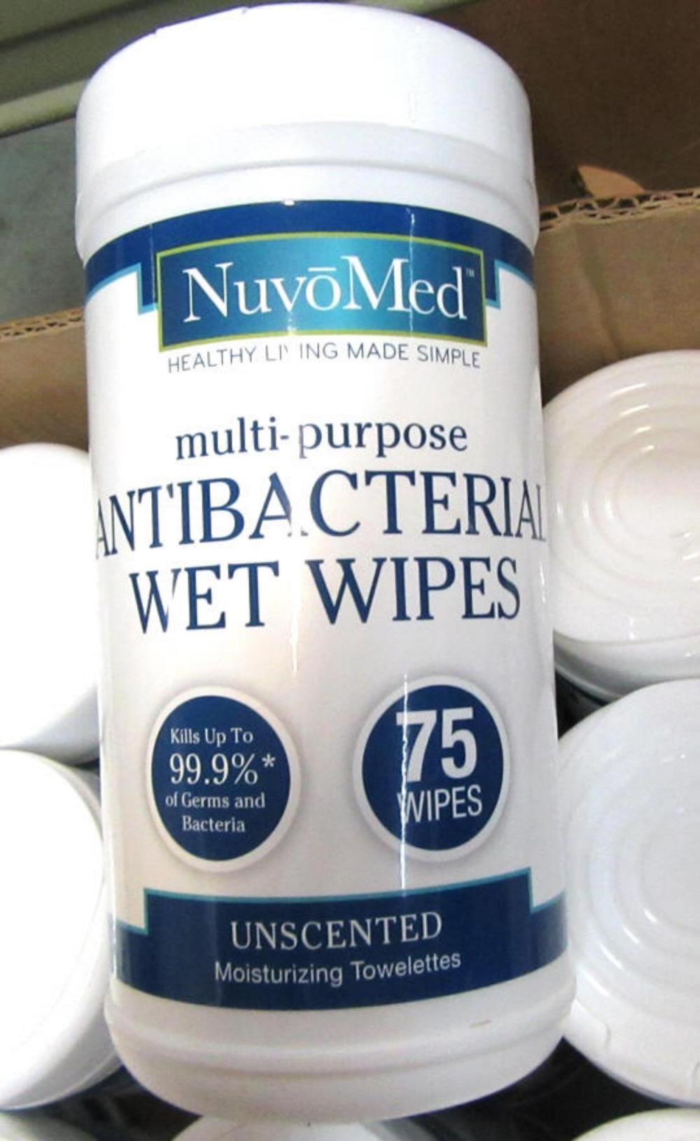 ANTIBACTERIAL WIPES NUVOMED