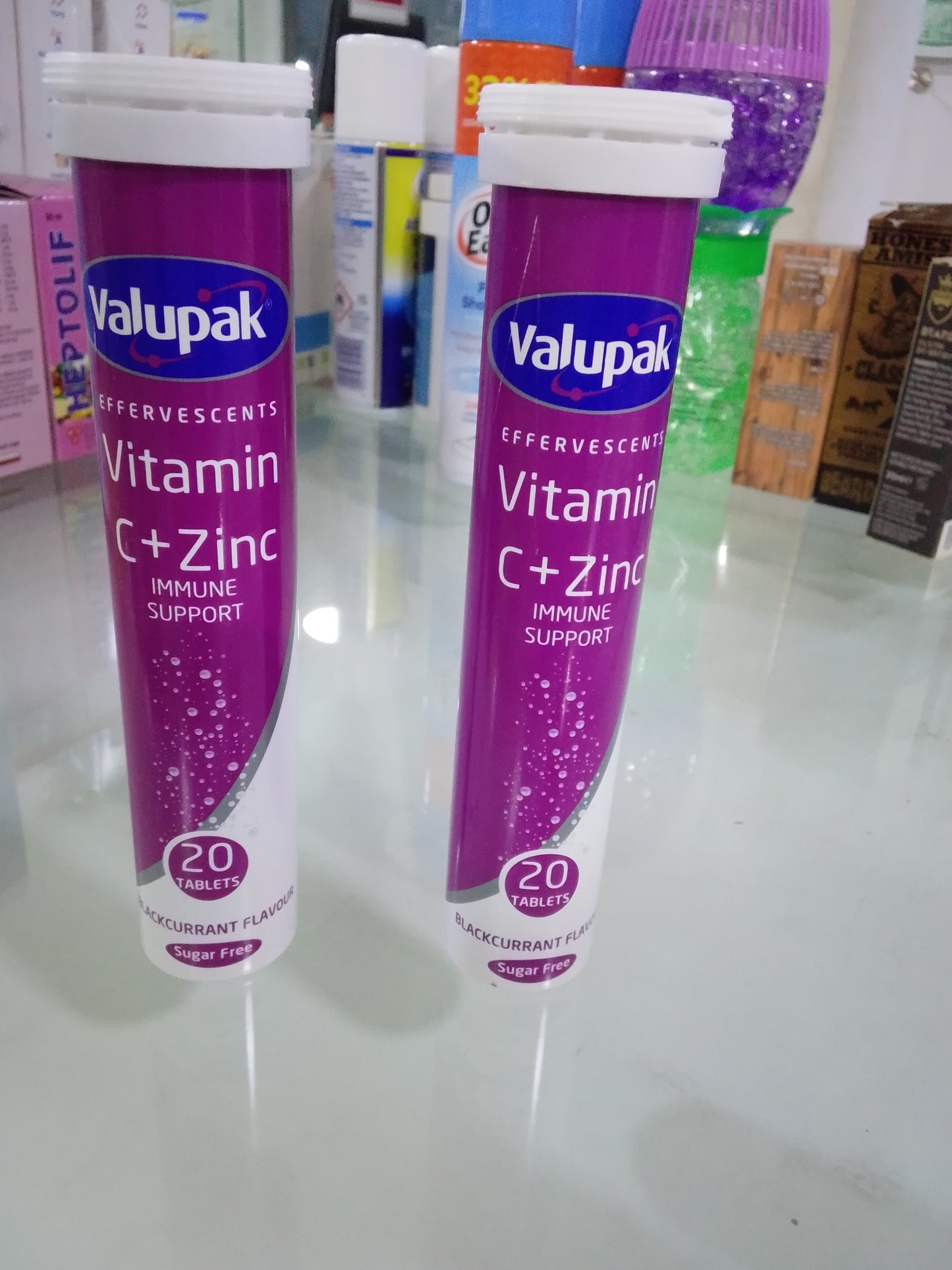 VALUPAK VITAMIN C+ ZINC (BLACKCURRANT FLAVOURr)