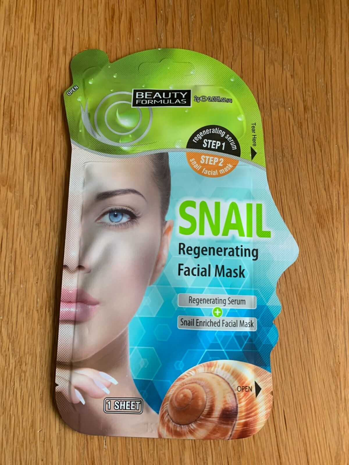 BEAUTY FORMULA SNAIL FACIAL MASK