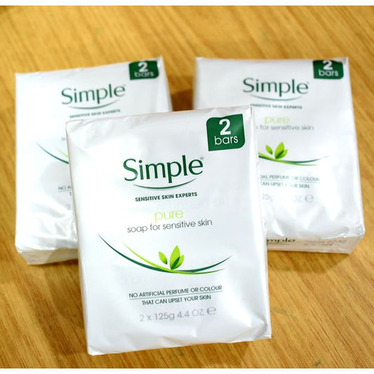 SIMPLE PURE BAR SOAP TWIN PACK