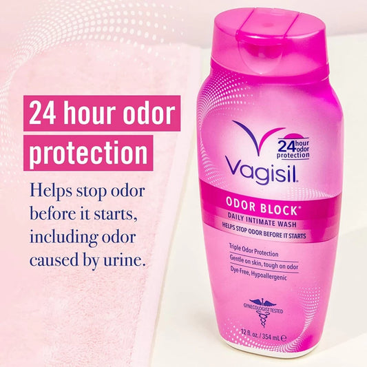 VAGISIL ODOR BLOCK INTIMATE WASH 354ML