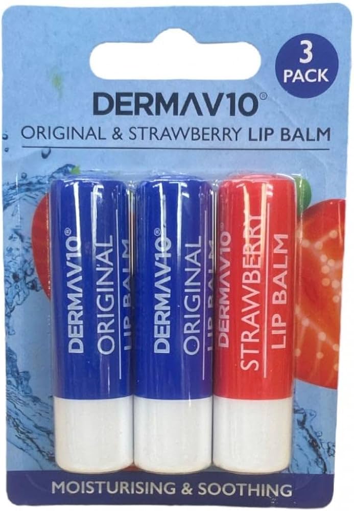 DERMAV10 LIP BALM 2+1