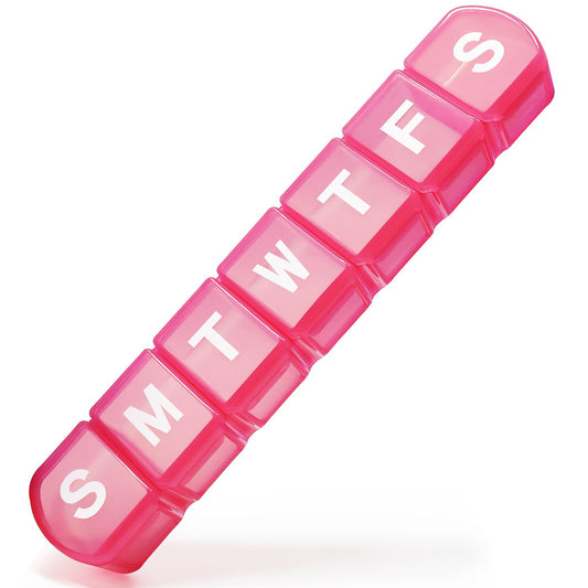 MOLN XL WEEKLY PILL ORGANIZER (PINK)