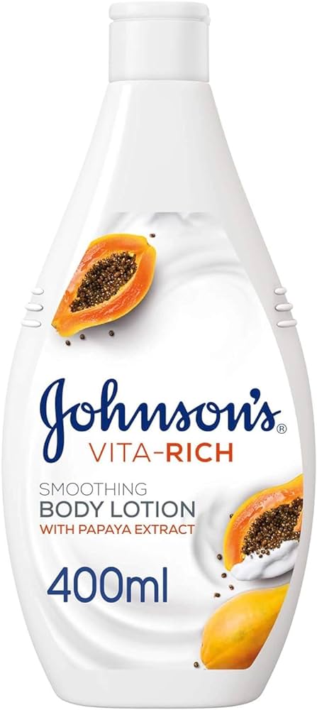 JOHNSON'S V/RICH LOT.PAPAYA 400ML