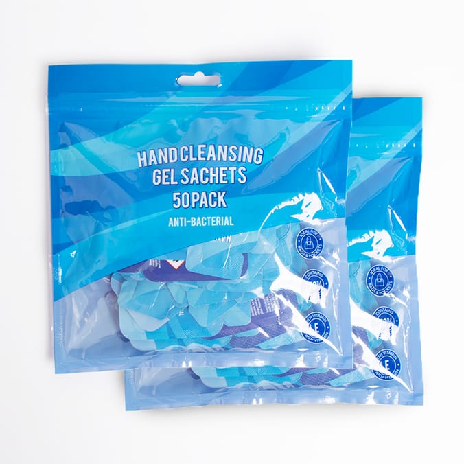 HAND CLEANSING GEL SACHETS 50PK