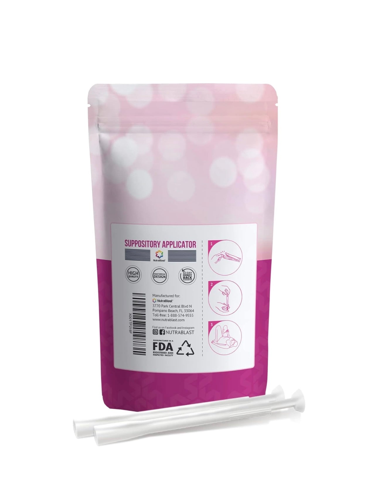 Nutrablast Disposable Vaginal suppository Applicators