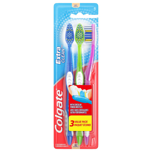 COLGATE 3 PACK TOOTHBRUSH SET