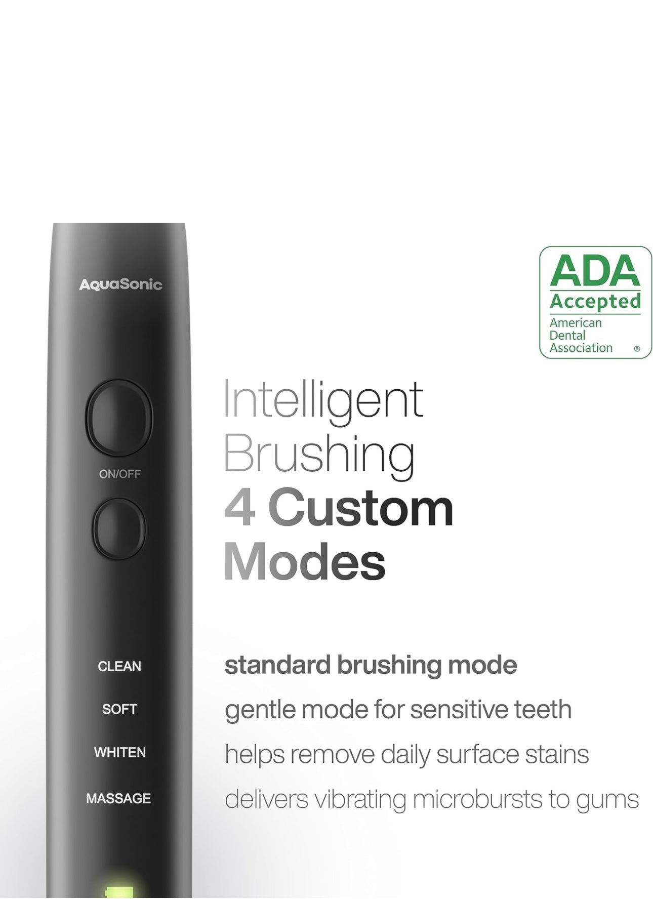 Aquasonic Black Series Ultra Electric Toothbrush