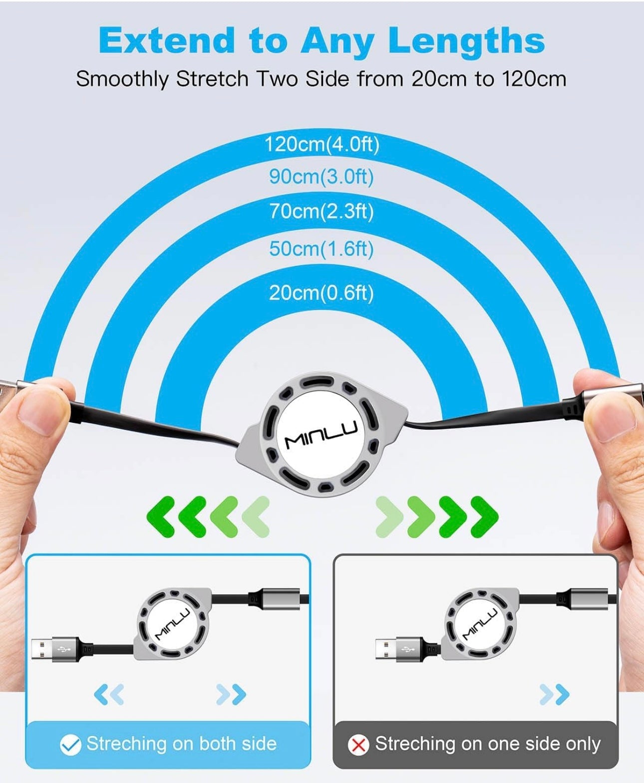 Minlu multi charging cable