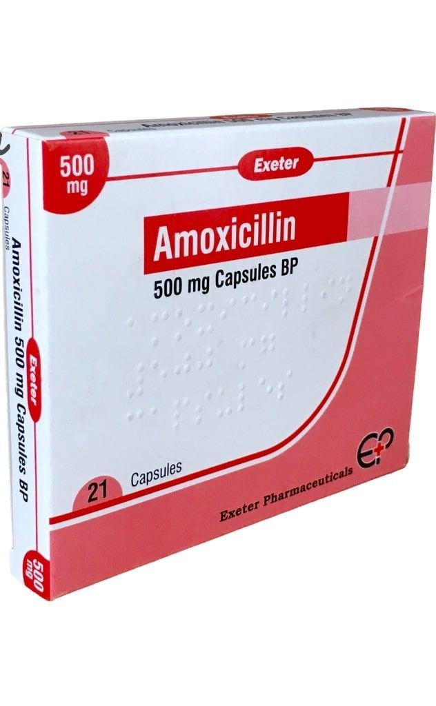 AMOXICILLIN 500MG CAPS (EXETER