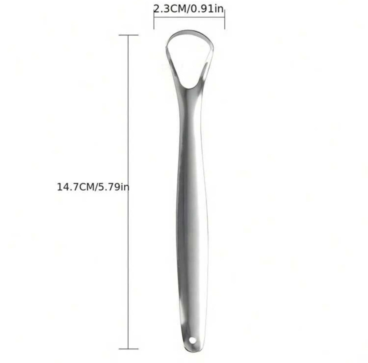 METAL TONGUE SCRAPER