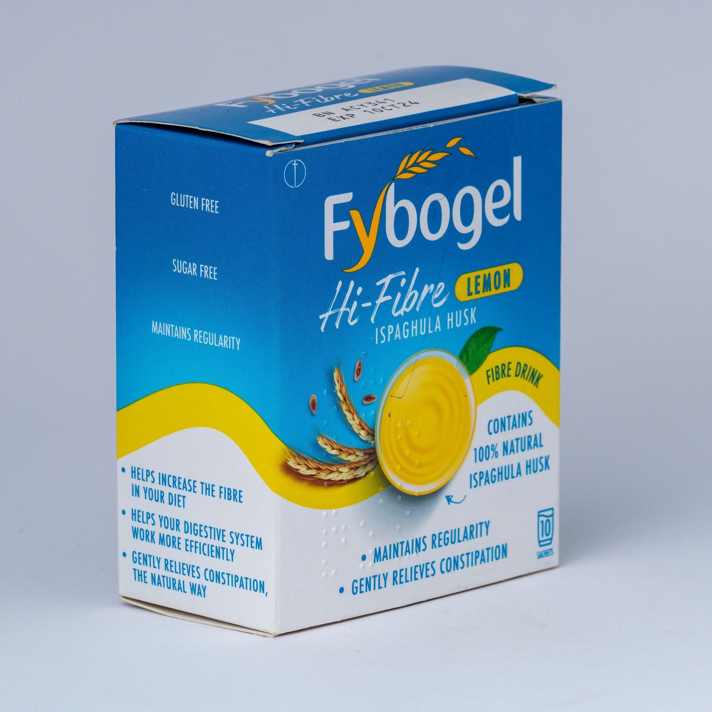 ISPAGHULA HUSK (FYBOGEL) LEMON  SACHETS 10'S