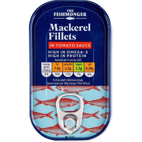 FISHMONGER MACKEREL FILLETS IN TOMATO