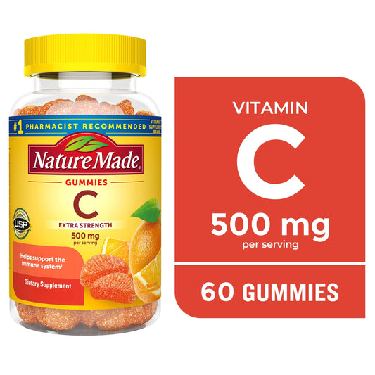 NATURE MADE VITAMIN C GUMMIES 500MG  60'S