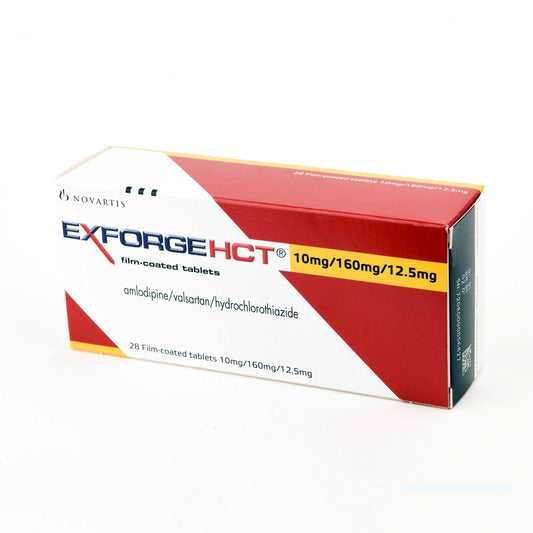 EXFORGE HCT 10MG/160MG/12.5MG TABS 28S