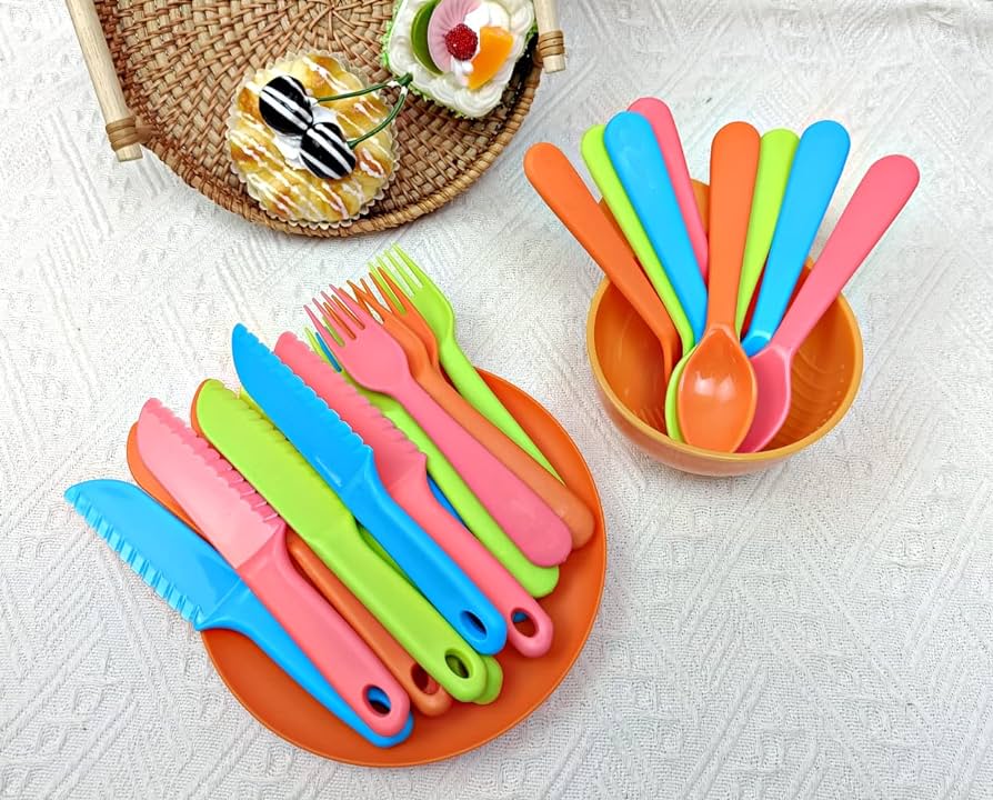 12PCS  PLASTIC CUTLERY