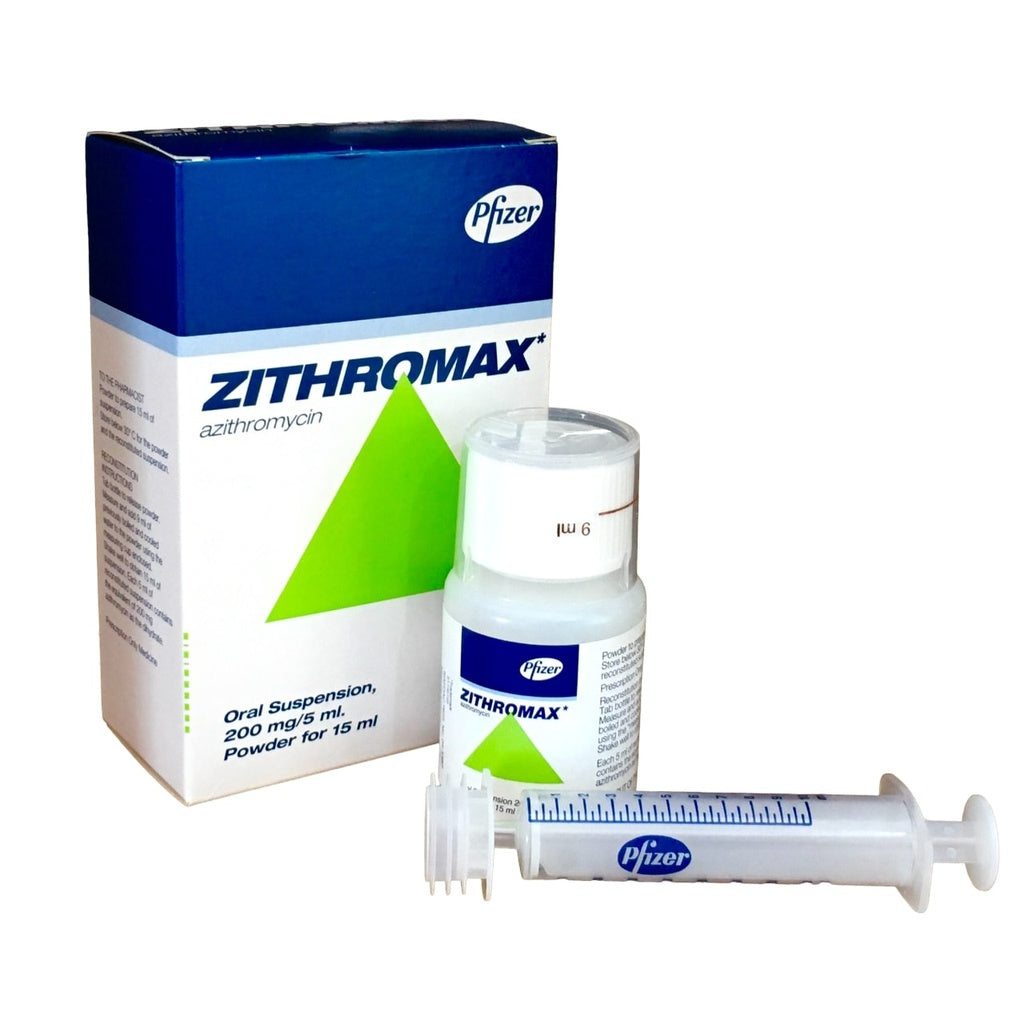 ZITHROMAX SUSP 200MG/5ML 15ML