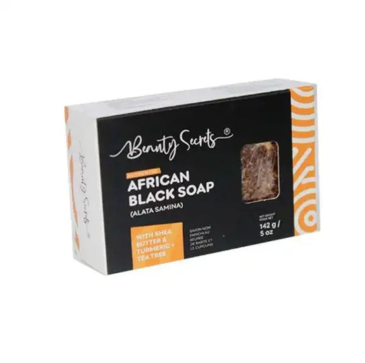 BEAUTY SECRETS BLACK SOAP 142G TURMERIC