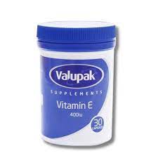 VALUPAK VITAMIN E CAPS