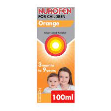 NUROFEN FOR CHILDREN SUSP ORANGE 100ML