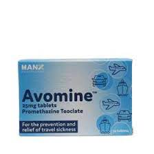 AVOMINE TABS 25MG 1O'S