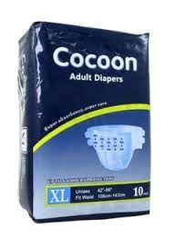 COCOON ADULT DIAPERS XL 10S