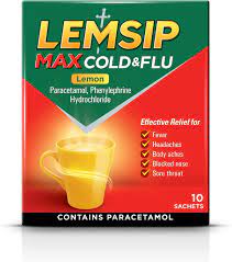 LEMSIP MAX COLD & FLU 10'S