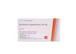 DICLOFENAC SUPPOSITORY 100MG (REYOUNG) 10'S