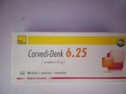 CARVEDILOL (DENK) 6.25MG TABS 30S