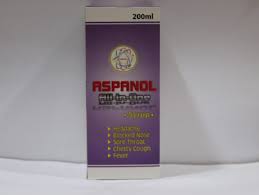 ASPANOL SYRUP 200ML