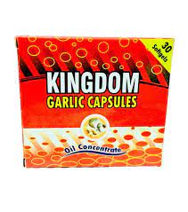 KINGDOM GARLIC CAPS 30S