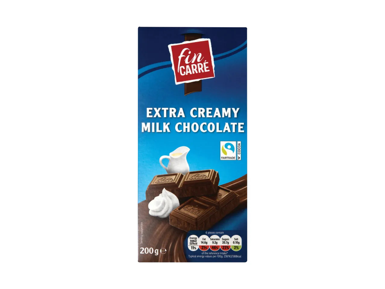 EXTRA CREAMY MILK CHOCOLATE 200G