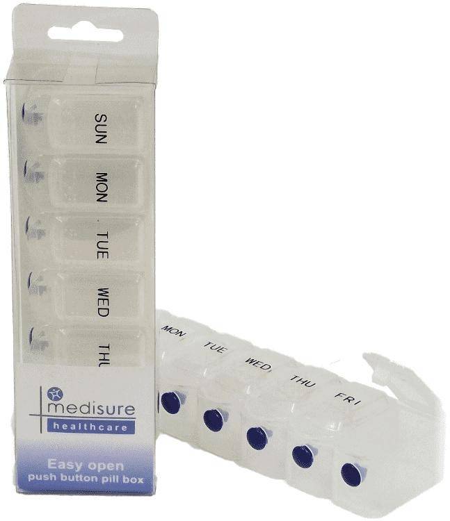 MEDISURE PILL BOX 7 DAYS