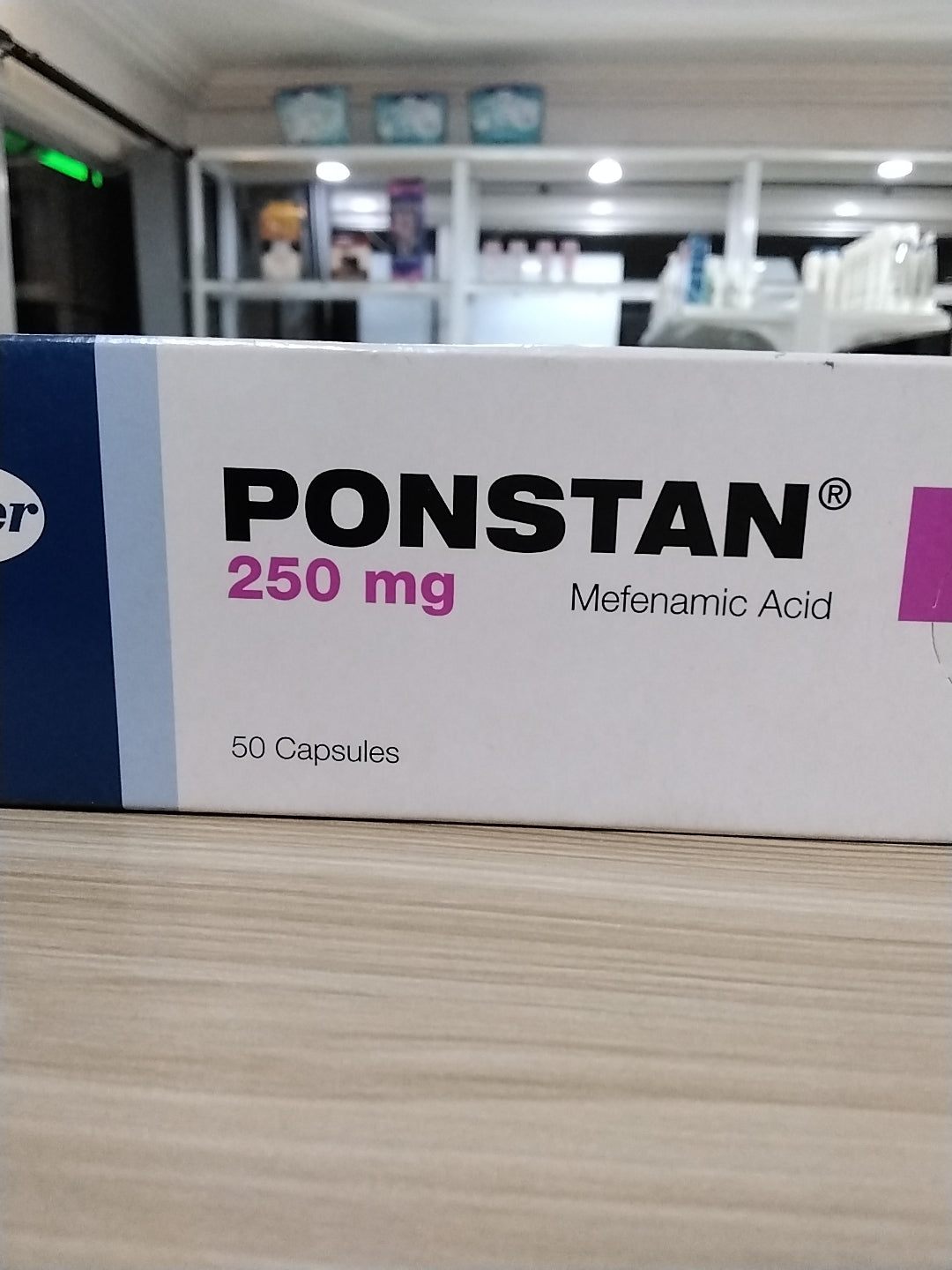 PONSTAN CAPS 250MG