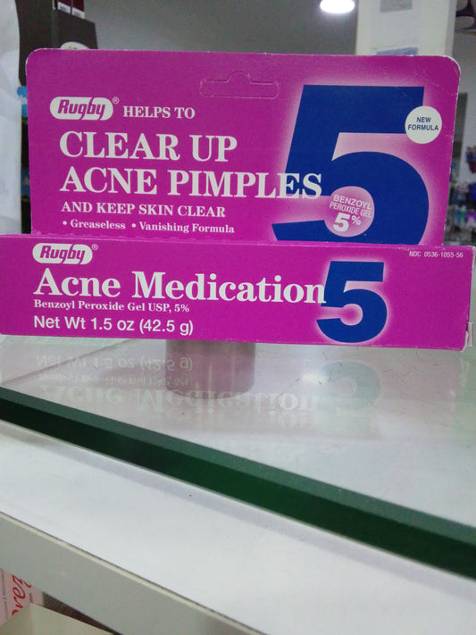 Clear up acne medication( benzoyl peroxide gel 5%)