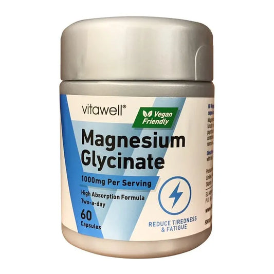 VITAWELL MAGNESIUM GLYCINATE 100MG 60'S