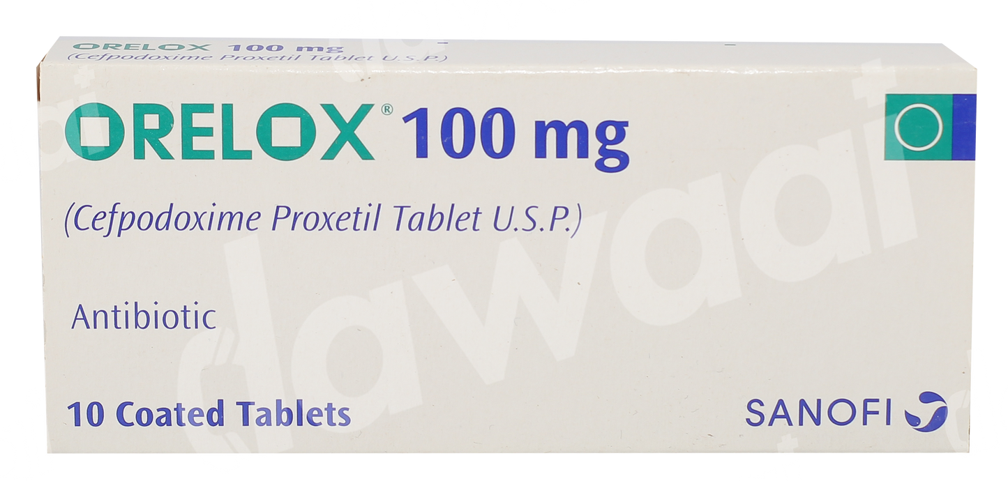 ORELOX 100MG TABS