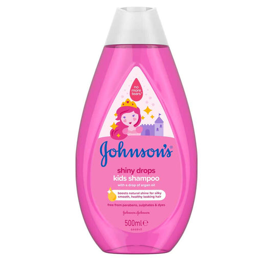 JOHNSON'S SHINY DROPS SHAMPOO 500ML