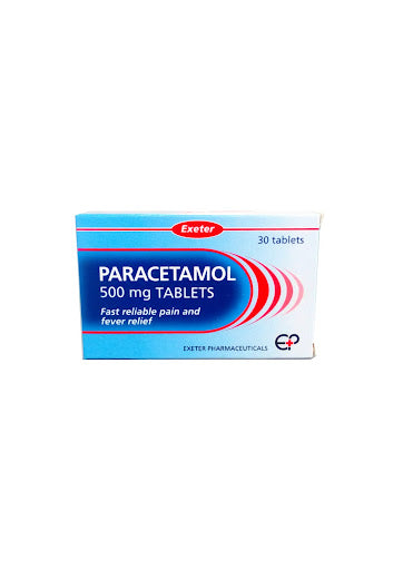 PARA 500MG EXETER 30S